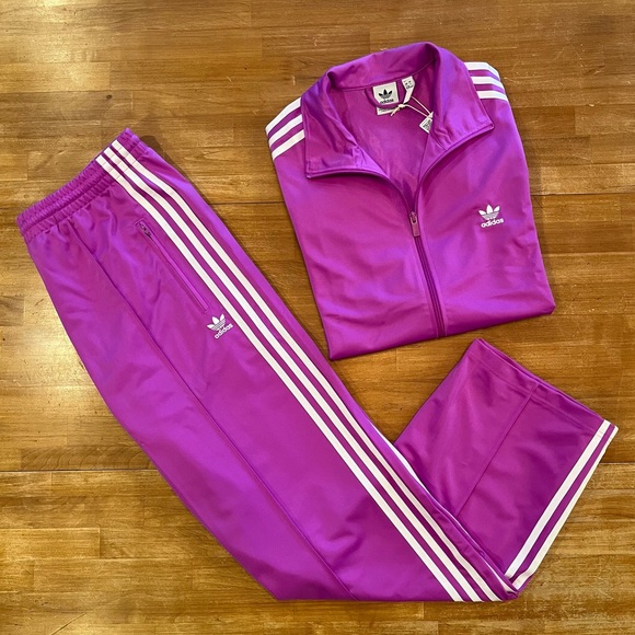 ADIDAS Women’s Purple Burst Firebird Track Suit - Picture 1 of 13